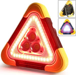 2-IN-1 Emergency Triangular Roadside Warning Light