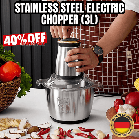 STAINLESS STEEL ELECTRIC CHOPPER (3L)