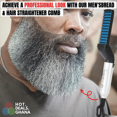 Men's Beard & Hair Straightener Comb